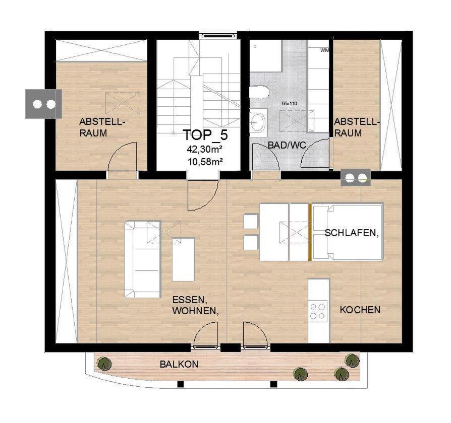 Ferienwohnung Haus Kapell Schruns Exterior foto